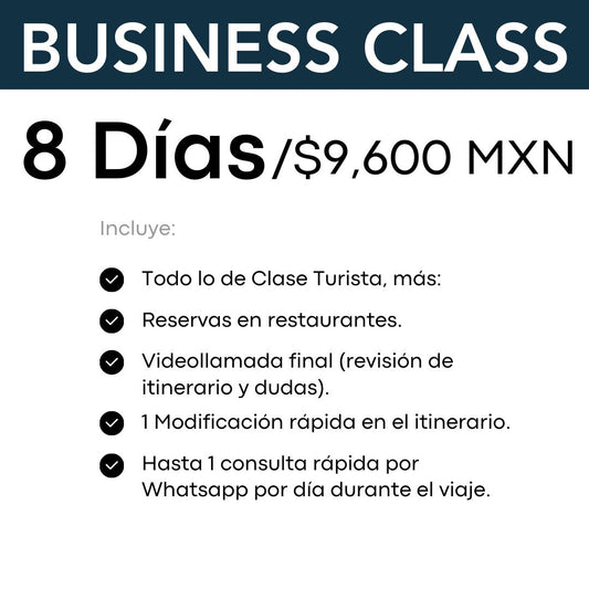 Business Class - 8 días