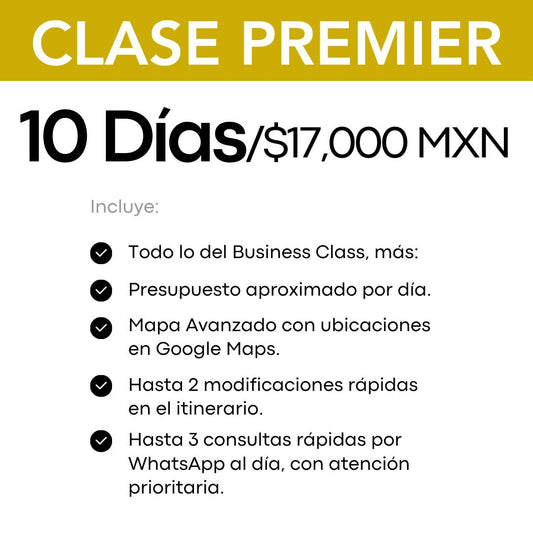 Clase Premier - 10 días