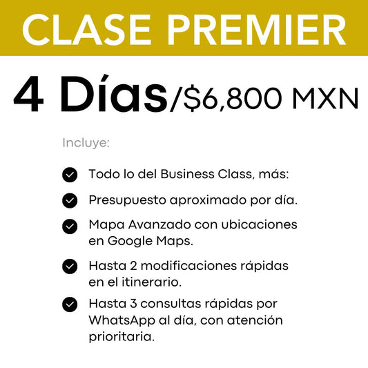 Clase Premier - 4 días