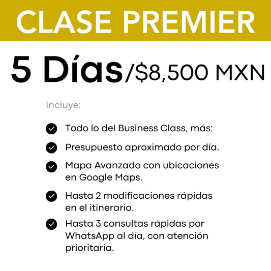 Clase Premier - 5 días