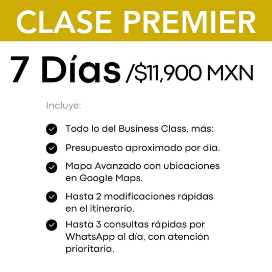 Clase Premier - 7 días